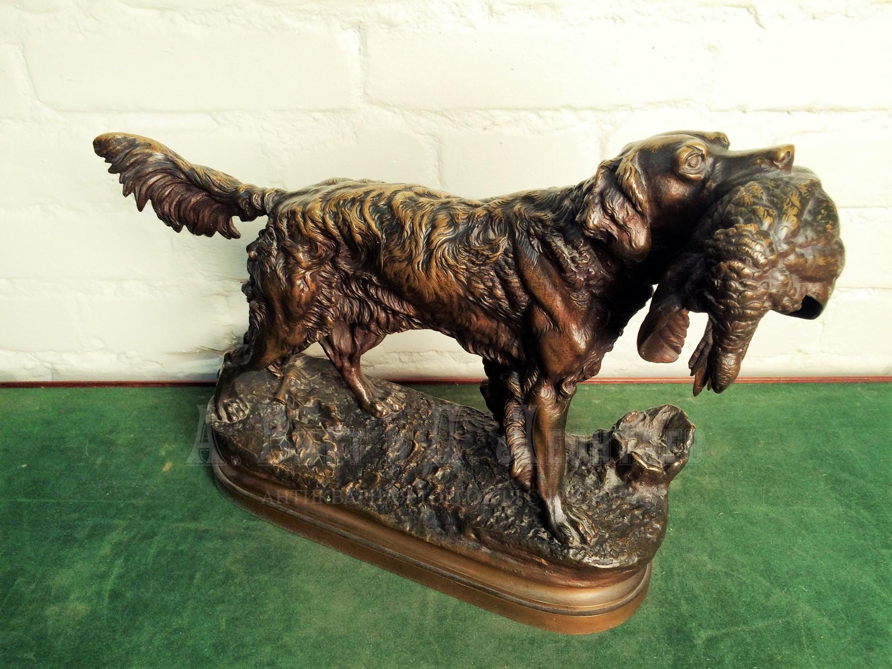 Jules Moigniez(1835-1894) - собака Сеттер с фазаном